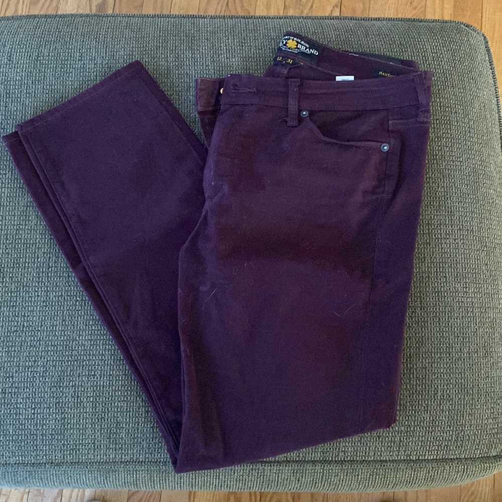 Lucky Brand Hayden Skinny Jeans In Plum Purple - Size 12/31